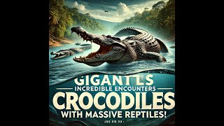 Gigantic Crocodiles  Incredible Encounters with Massive Reptiles [upl. by Lyndy131]