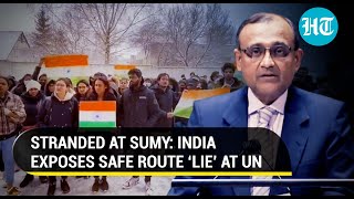 ‘No safe corridor’ India expresses anguish at UN over 700 students stranded in Sumy  Ukraine War [upl. by Hsreh362]