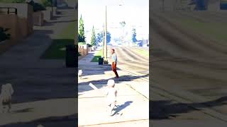 😡Baby vs dog Fight in gta 5 🤯trending [upl. by Breger]