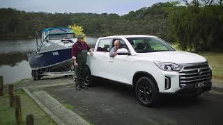 SsangYong Musso 2024  Towing  No Subtitles [upl. by Blaine]