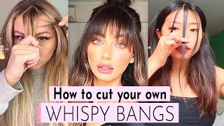 How to Style Wispy Bangs [upl. by Llerrej]