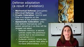 Biology Ecology 4 Interspecific interactions [upl. by Akcirderf]