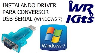 INSTALANDO DRIVER PARA CONVERSOR USBSERIAL WINDOWS 7 amp 8 [upl. by Lenehc511]