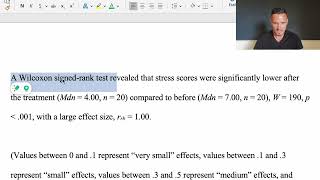 Wilcoxon Test on Jamovi  Example Results Section [upl. by Brewer]