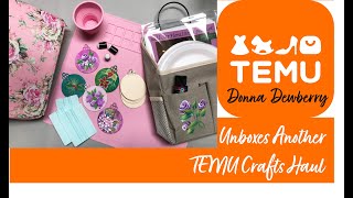 Another TEMU Craft Haul Good deal or scam Lets find out Donna Dewberry 2023 [upl. by Thrift]