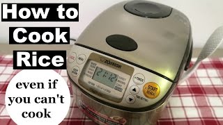 How to Cook Rice Perfectly  Zojirushi Rice Cooker Review [upl. by Imefulo]