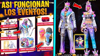 🔥NUEVA AGENDA SEMANAL DE FF😱🔥TORRE UNICORNIO🦄🌈💖🌸RULETA DE MAGICA🦄🌈RECARGA DEL UNICORNIO🧸🌈🦄👻 [upl. by Ytiak]