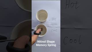 Nitinol Shape Memory Spring [upl. by Gavrielle]