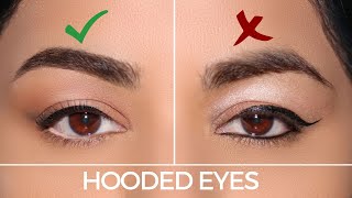 10 Amazing HOODED EYES Tips amp Tricks I wish I knew sooner 😱 [upl. by Templeton]