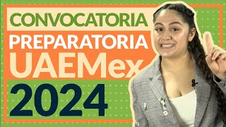 Convocatoria UAEMEX a preparatorias 2024  Fechas requisitos y registro [upl. by Frayda]