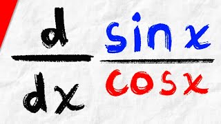 Derivative of sinxcosx with Quotient Rule  Calculus 1 Exercises [upl. by Ayitahs]