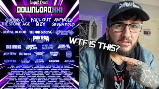 DOWNLOAD FESTIVAL 2024 LINEUP ANNOUNCEMENT REACTION [upl. by Harmonia]