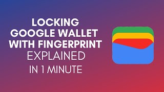 How To Lock Google Wallet With Fingerprint 2024 [upl. by Iggep]