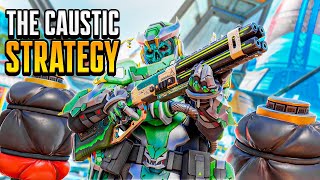 This Is THE CAUSTIC STRATEGY Apex Legends Gameplay [upl. by Kolb]