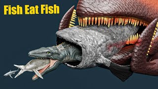 Fish eat Fish  Comparison  3D animation [upl. by Hpesojnhoj48]