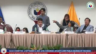 FOURTH JOINT PUBLIC HEARING OF THE HOUSE QUADCOMMITTEE PART 2 [upl. by Laban]