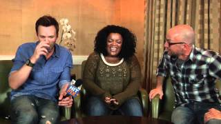 Community  Joel McHale Yvette Nicole Brown and Jim Rash [upl. by Oine]