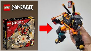 이름 뭐로할까요 Lego Ninjago Cobra Mech robot 레고 닌자고 71765 코브라 메카닉 로봇 [upl. by Angel]