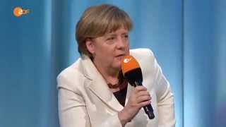 Merkel spricht die Zwangsmitgliedschaft GEZ an [upl. by Ettenel]