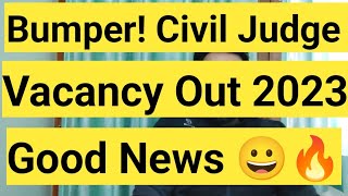 Bumper Civil Judge Vacancy Out 2023  Judiciary Exam LLB  Jammu and Kashmir  JKPSC [upl. by Arabele]