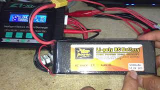 How to Charge a Lipo Battery Using  C1 XR  10A AC 100W Charger  Keenstone  EV Peak [upl. by Dloreg206]