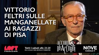 Vittorio Feltri sulle manganellate ai ragazzi di Pisa [upl. by Gnil]