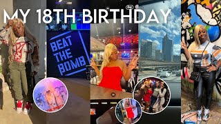 My 18th Birthday belly piercing Atl air bnb outfits friends activities etc [upl. by Ganny]