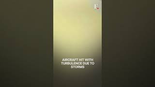 Spain Passengers Scream as Flight Hit with Severe Turbulence Amid Storms  Subscribe to Firstpost [upl. by Middlesworth]