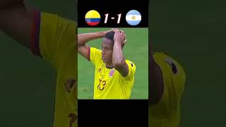 Argentina vs Colombia Penalty Shootout 2021 🔥🔥 shorts [upl. by Livvy]