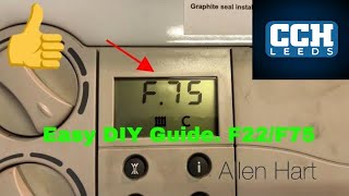 How to fix your boiler Vaillant Glow Worm F75  F22 Fault low water pressure [upl. by Kimon]