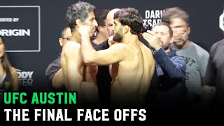 UFC Austin Ceremonial WeighIns The Final Face Offs [upl. by Golanka]