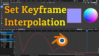 Blender 30  Keyframe Interpolation Tutorial [upl. by Suissac46]