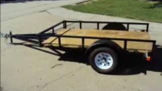 Homemade Utility Trailer [upl. by Naillimixam]