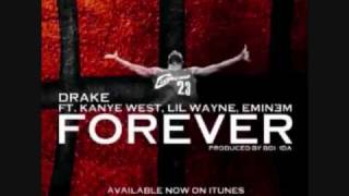 Forever Instrumental  Drake ft Lil Wayne Kanye West And Eminem [upl. by Eleen]