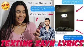 TEXTING MY GUY BEST FRIEND ZAYN quotLET MEquot LYRICS gone right  Just Sharon [upl. by Eelyram507]