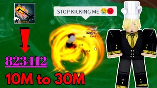 This Death Step Combo Beats Any 30M Bounty Hunting as SANJI  Road to 30m [upl. by Yahsal]