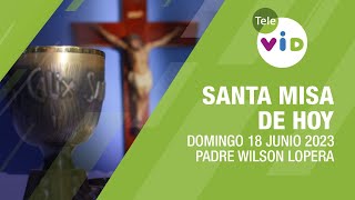 Misa de hoy ⛪ Domingo 18 de Junio 2023 Padre Wilson Lopera  Tele VID [upl. by Muhan]