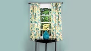 Learn to Sew Simple Curtain Panel [upl. by Ennovihc19]