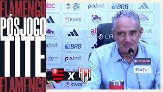 PÓSJOGO  FLAMENGO 2 X 0 ATLÉTICO GO  COLETIVA TITE [upl. by Arrait]