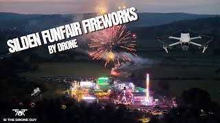 Silsden Funfair Fireworks by Drone in 4k [upl. by Ybeloc]