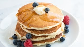 Easy Fluffy Pancakes Recipe  How to Make Pancakes from Scratch [upl. by Hashimoto]