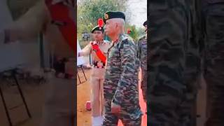 brigadier sir ko salami dete ncc cadets  NCC general salute training [upl. by Roybn113]