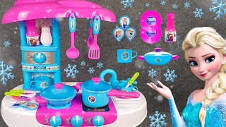 34 Minutes Satisfying with Unboxing Frozen Elsa Kitchen Playset Disney Toys Collection  ASMR [upl. by Ablasor]