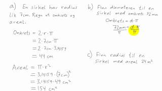 Matematikk 1P  012  Sirkel [upl. by Naitsirk517]