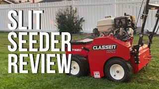 CLASSEN Slit Seeder Review Pro HTS20 [upl. by Llennyl]