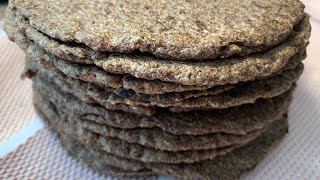 TORTILLAS KETO DE LINAZA Y CHIA  LOW CARB TORTILLAS  NUTRITIVAS Y SUAVECITAS [upl. by Menashem]