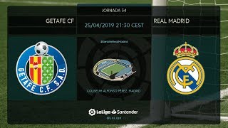 Calentamiento Getafe FC vs Real Madrid [upl. by Mehitable]