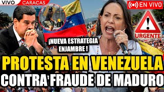 🔴EN VIVO PROTESTA EN VENEZUELA CON NUEVA ESTRATEGIA CONTRA EL FRAUDE DE MADURO 🔥ENJAMBRE🔥FRAN FIJAP [upl. by Blas]