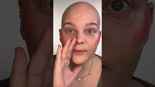 Warum funktioniert eine Haartransplantation bei mir nicht😅 alopecia alopezie nohair makeup [upl. by Kaspar]