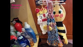 How to make a Pomander and a New Crochet stitch for the top of bags DIY Video Tutorial [upl. by Partan]